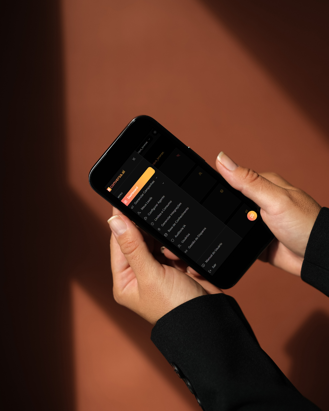Painel do Conversa.ai — Interface de gestão